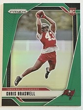 Chris Braswell 2024 Panini Prizm Green Prizm Rookie Tampa Bay Buccaneers #320