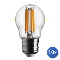 10X Led-Lampe Chiara Sfera 6 W E27 Weiß Ginyus 60W Ersatz