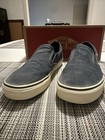 Vintage Vans X J. Crew Classic Slip-on Washed Blue Canvas US Sz 10 — photo 1