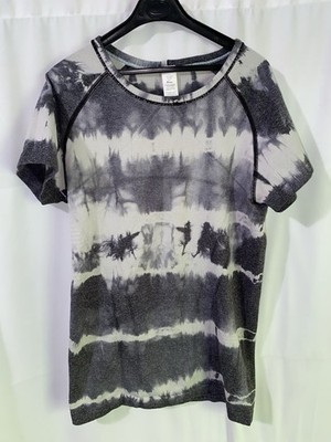 Ivivva by Lululemon Youth Girls size Large Short Sleeve Shirt Tie Dye