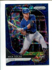 2020 Panini Prizm Navy Blue Kaleidoscope Prizm #232 Tier III Nick Solak /35 ⚾