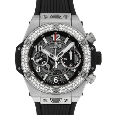 HUBLOT Big Bang Unico Titanium Diamond 441.NX.1170.RX.1104 second hand mens