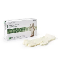 McKesson Confiderm Latex Exam Glove Standard Cuff Length MEDIUM 1000 per Case