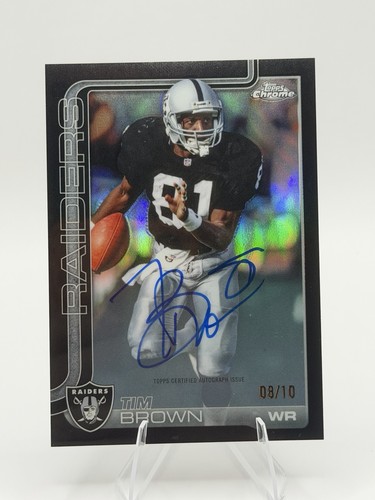 2025 Topps Chrome Tim Brown Base (RAW)