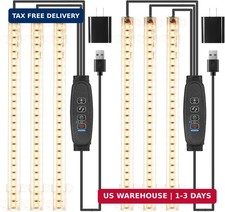 LED Grow Light Strips, Grow Lights for Indoor Plants Full Spectrum 3000K, Plant