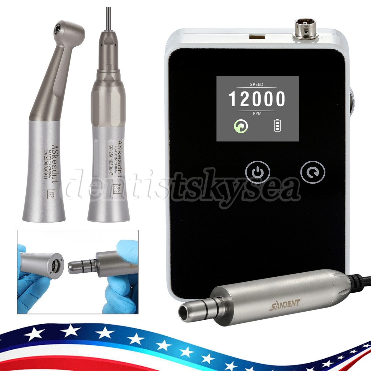 Shiyang Dental Marathon Electric Micromotor – 35,000 Rpm, Polishing Handpiece