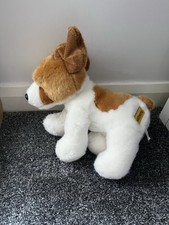 Peluche morbido Wilberry Jack Russell bianco e marrone fare