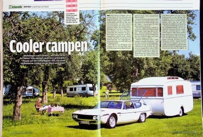Auto Bild Klassik 06/2011 Lamborghini Espada 325PS mit Campinganhänger in einer