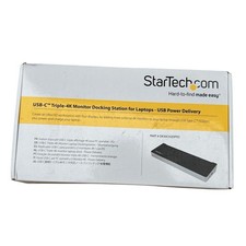 StarTech.com USB-C Triple 4K Monitor Docking Station DK30CH2DPPD Power Delivery