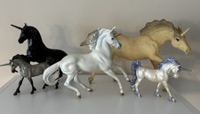 Breyer Unicorn Body Lot Includes Gallery Oberon - Porcelain Unicorn 8152