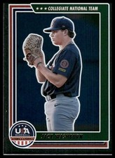 2022 Panini Stars & Stripes USA Baseball #37 Jack Washburn Longevity