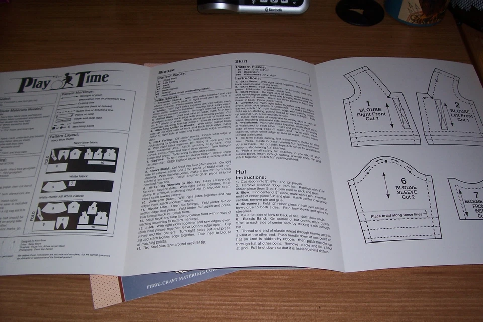 3 Fibre Crafts 11.5 Porcelain-Look-Doll Patterns and Instructions. - Image 3 of 4
