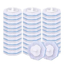 30 Count Disposable Toilet Brush Heads, Toilet Bowl Wand Refills for Toilet C...
