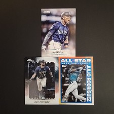 Julio Rodriguez - 3 Card Lot - Topps Chrome Heritage - Seattle Mariners -  2025