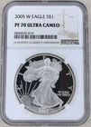 Photo of a 2005-W American Silver Eagle Proof from an eBay listing that sold on Jul 13, 2026