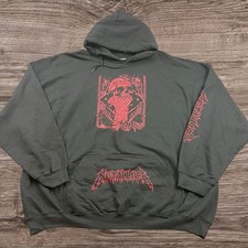 Metallica One  / Retro Pullover Hoodie Adult ...