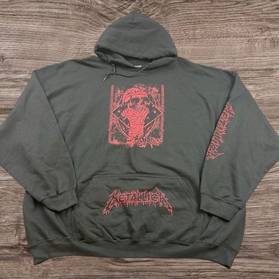 Metallica One  / Retro Pullover Hoodie Adult Size 3X-Large