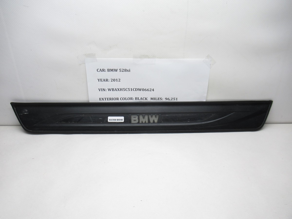 2012-2016 BMW 528i xDrive FL Door Sill Scuff Plate Cover Panel