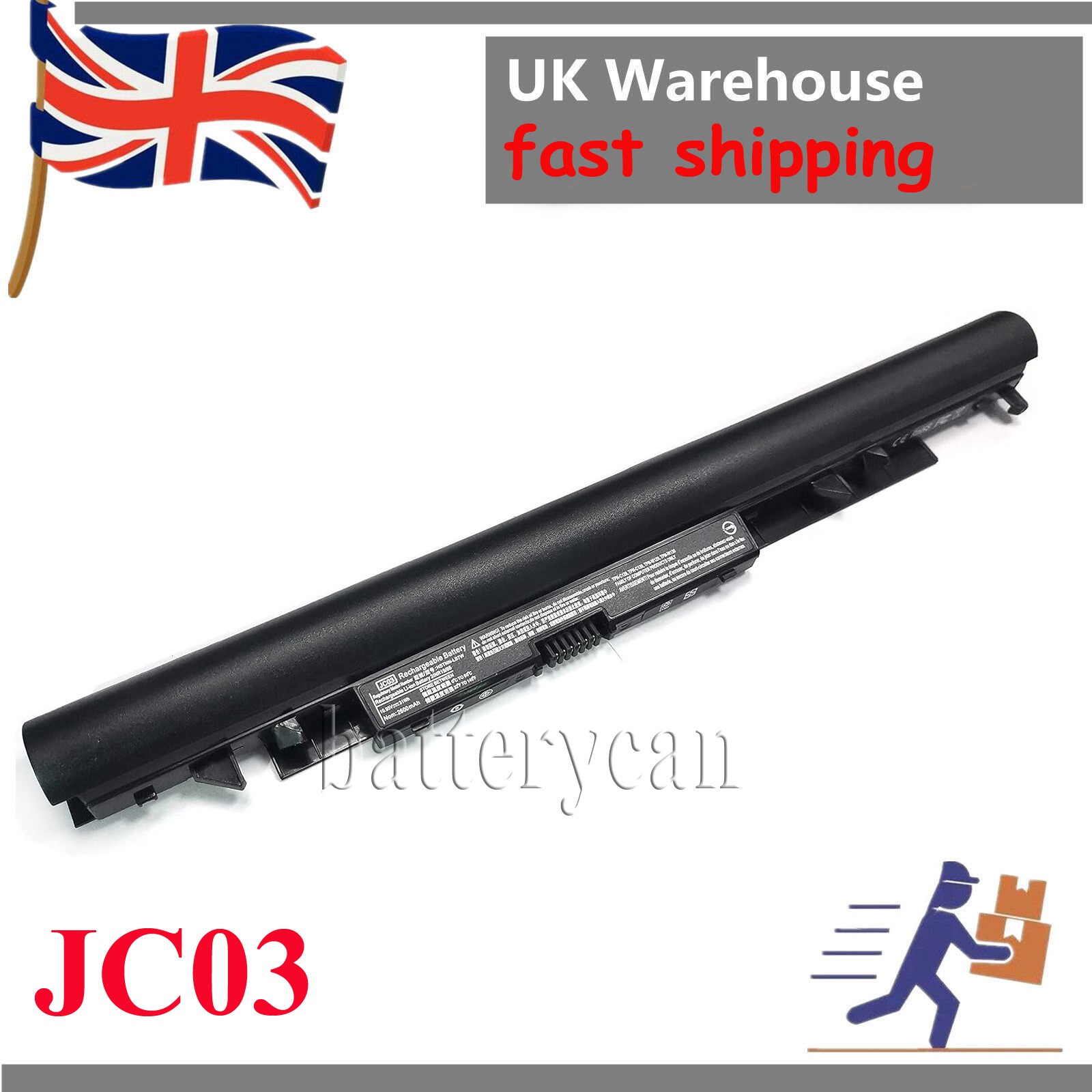 JC03 Battery for HP Spare 919700-850 919701-850 15-BS000 15-BW000 HSTNN-PB6Y