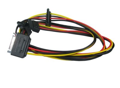 SATA Power Splitter 1 auf 3 Wege SATA Adapter 15 Pin