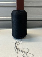 NICE Spool Cone Peru PURE SOFT 2/50 Baby Alpaca Yarn 1lb 3oz 554gr 5249 Black C