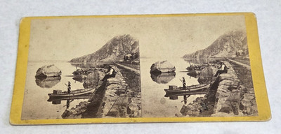 1860s Stereoview Photo - Cold Spring New York Breakneck Hudson E&HT Anthony