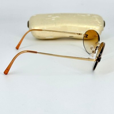 CHANEL Sunglasses 4013 Rimless Yellow Gradient Y2K Timeless