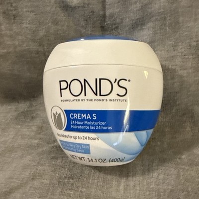 Ponds Crema S - 24 Hour Moisturizer, Made in Mexico, 400g