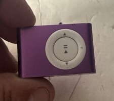 PORTABLE MUSIC MEDIA MP3 MINI CLIP SUPPORT,MP3 PLAYER Purple And White