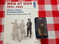 DEL PRADO MEN AT WAR: NAVAL INFANTRYMAN - USSR 1941  AND BOOKLET