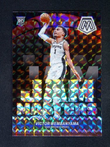 2023-24 Panini Mosaic Victor Wembanyama #3 RC Rookie Jam Masters Silver Prizm