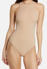 Skims Womens Beige Fits Everybody High Neck Bodysuit Size 3X