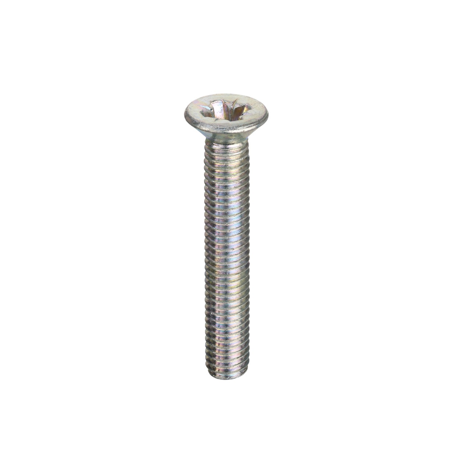Unifix Machine Screws Pozi Csk Head Din 965Z Bzp - M4 x 25