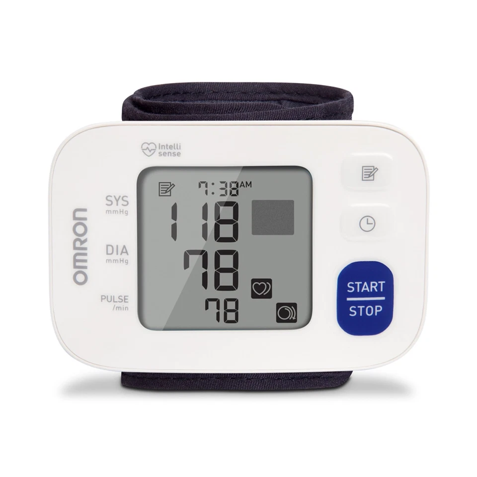 Omron3 Series Large Cuff Wrist Home Automatic Digital Blood Pressure Monitor - Image 3 of 4