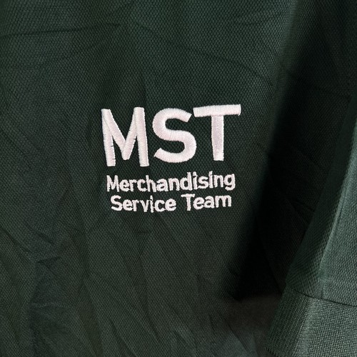 Lowe's MST Polo Shirt Mens Size M Green Short Sleeve NWT - Picture 2 of 8