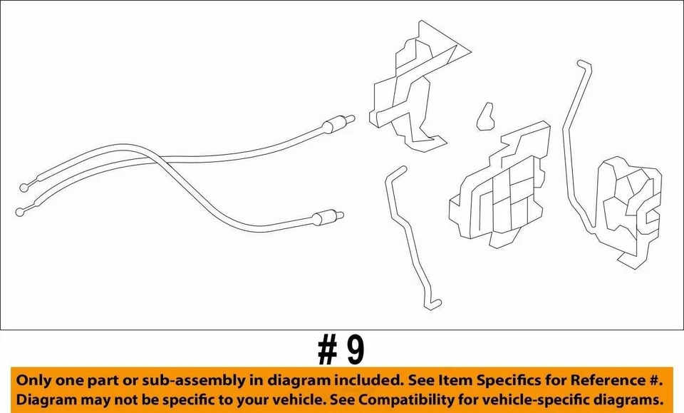 Actuador de bloqueo de puerta de pasajero delantero derecho Subaru Impreza 2008-2009 OEM Foto 4 de 4