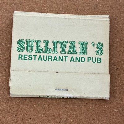 Sullivan's Restaurant Sandy Plains Rd Marietta GA Vintage Matchbook