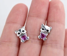 Aretes Para Niña En Plata.925