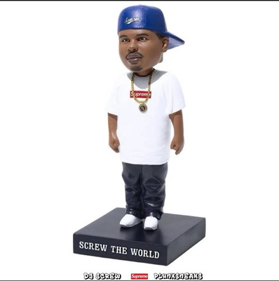#ad Supreme DJ Screw Foco Bobblehead Screw The World Houston SS26 ✅❤️ NEW PRESALE $164.99
