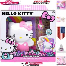 Personalized Hello Kitty Squishy Diary with 60 Pages  Creativity Kit Inside