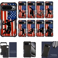 For Pixel 10 / Pixel 10 Pro DUAL TACTICAL Hybrid Two Piece Case USA Sports