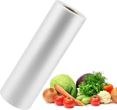 12 ×16  Clear Plastic Produce Bags Roll, Food Storage Bags for Bread,