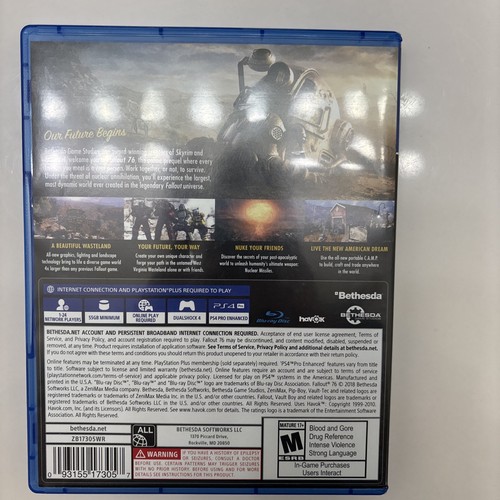 Fallout 76 - Sony PlayStation 4 PS4 - CIB Komplett GETESTET - Bild 2 von 5