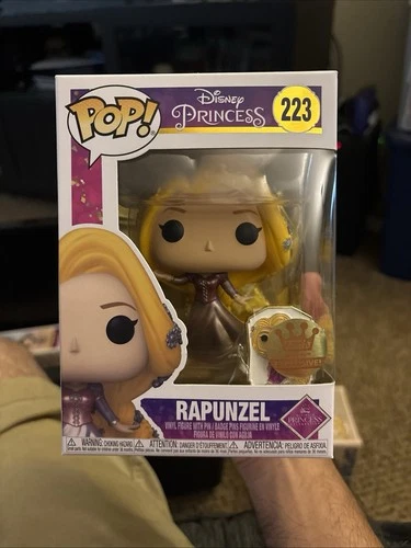 Funko Pop Rapunzel #223 with Pin – Disney Princess Exclusive – New! Vinyl Figure