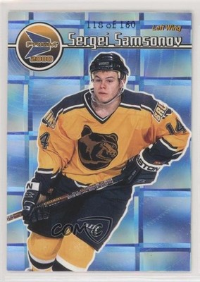 1999-00 Pacific Prism Holographic Mirror 118/160 Sergei Samsonov #14 7ez