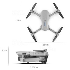 Drone 2026 4K HD Dual Camera WiFi FPV RC Foldable Quadcopter + 4 Batteries 5