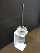  WC Bad Garnitur Bürste Toiletten Bürstenhalter Toilettenbürste Corian HEWI Desi