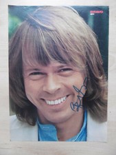 Björn Ulvaeus "ABBA" autograph signed A4 magazine image