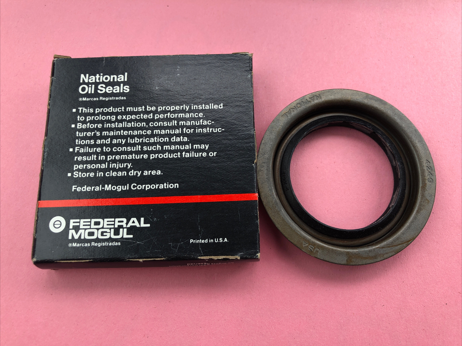 🔥🔥🔥National FederalMogul Oil Seals 4249 Rear Wheel Seal Free Shipping