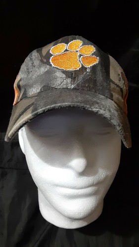 Clemson Tigers Camouflage Orange Cap 